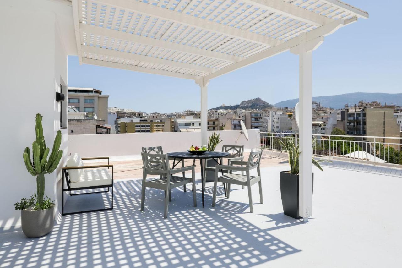 Acropol Studio Loft With Amazing View & Terrace Atenas Exterior foto