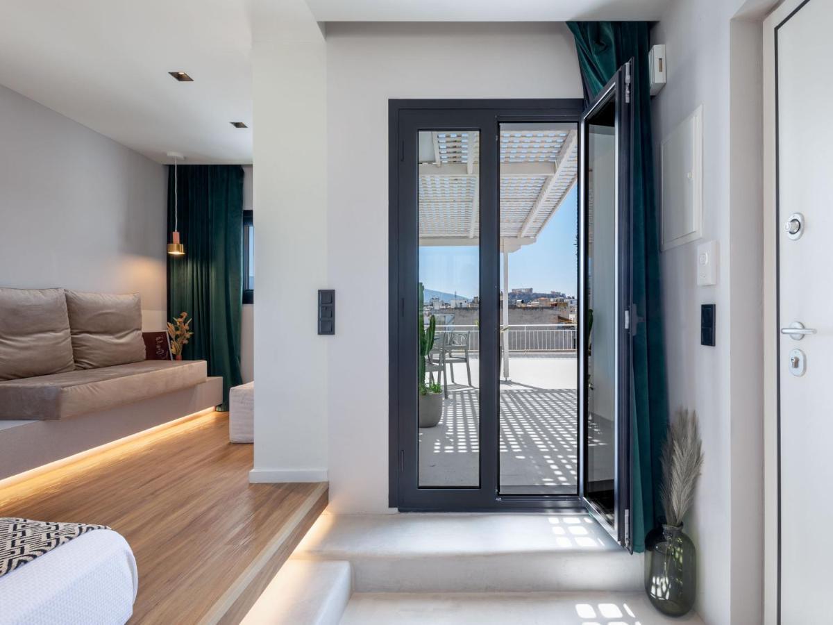 Acropol Studio Loft With Amazing View & Terrace Atenas Exterior foto