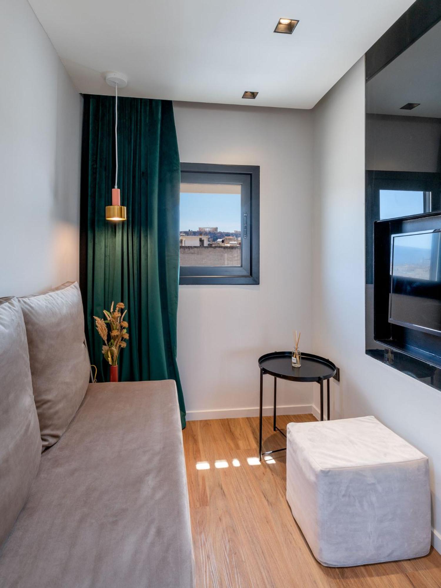 Acropol Studio Loft With Amazing View & Terrace Atenas Habitación foto